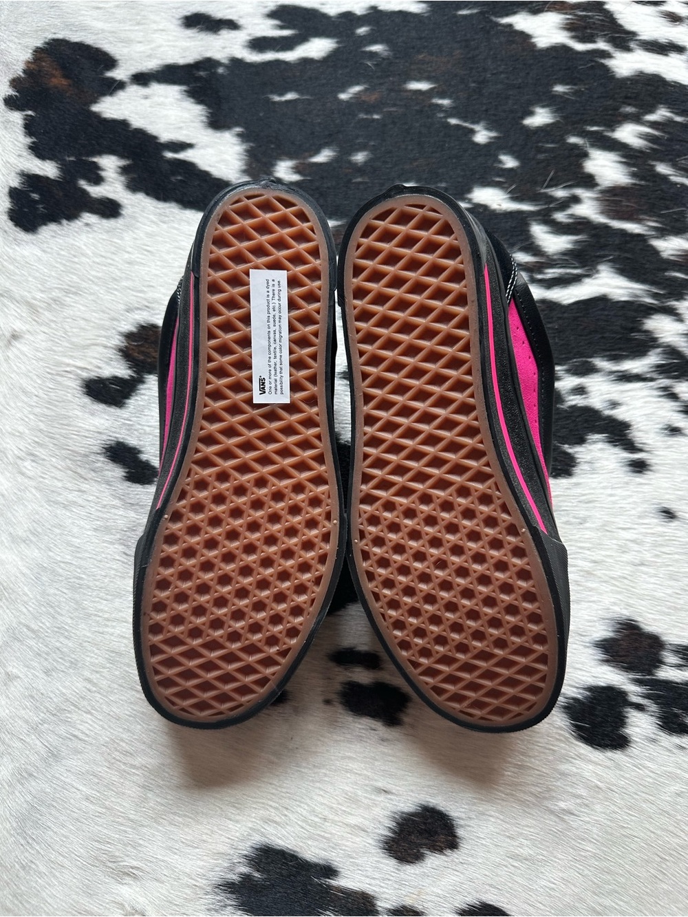 Vans Old Skool Women's Hot Pink & Black Low Top Platform Sneakers 9 - Picture 7 of 8